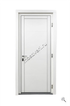 Белая входная дверь с шумоизоляцией в квартиру БДД-005 - купить от производителя Мосдвери Белая входная дверь с шумоизоляцией в квартиру БДД-005