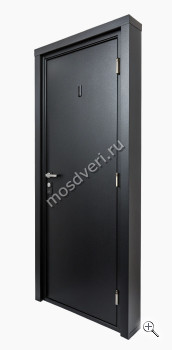 Черная входная дверь утепленная ЧДД-026 - купить от производителя Мосдвери Черная входная дверь утепленная ЧДД-026